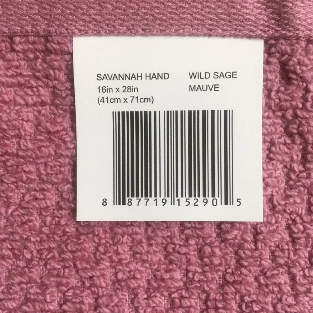 Wild Sage Quick Dry Towel Set = 1 MAUVE Bath + 1 BIJOU BLUE Hand + 1 MAUVE Hand